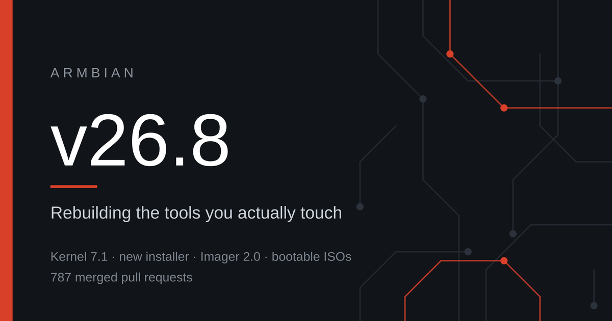 Armbian release 26.8